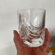Set of 6 crystal whisky glasses