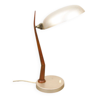 Mid-Century Italian Copper and Aluminium Table Lamp