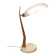 Lampe de table italienne en cuivre et aluminium du milieu du siècle
