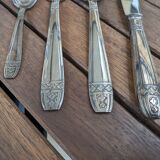 Silver plated cutlery set 84g Noel Collet hallmark