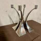 Set of four Italian candlesticks