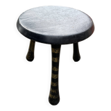 Original Ingvar Kamprad Habitat Tabouret noir et or 2 Pièces
