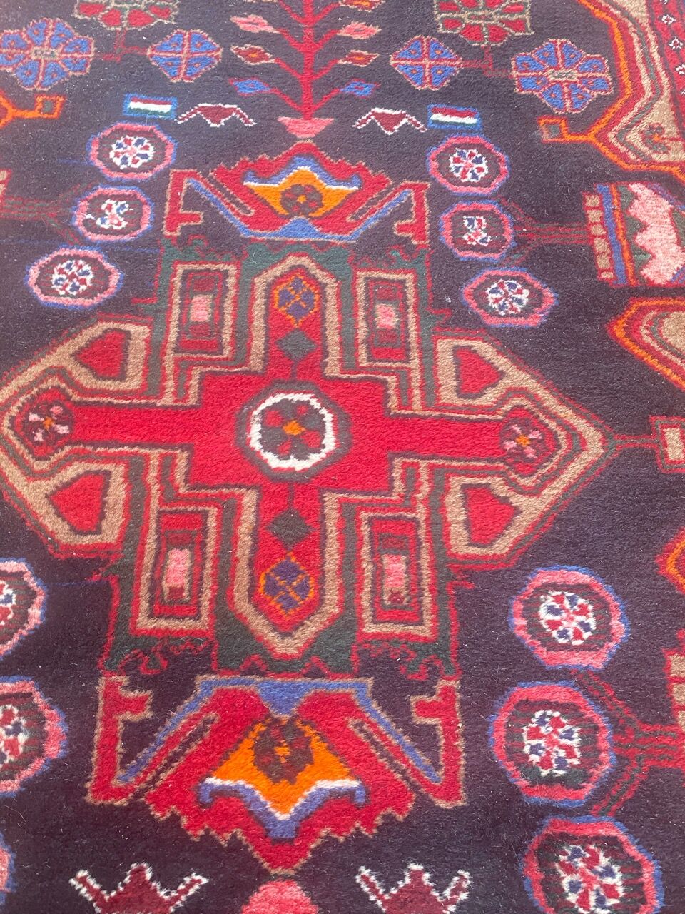 Persian carpet hamadan handmade 110x530