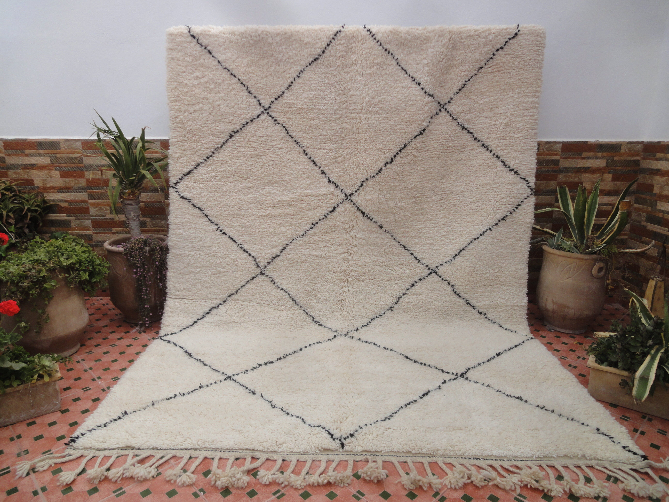 Carpet beni ourain 285 x 210 cm