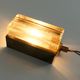 Danish vintage Atlantic model wall lamp, brass and glass, Vitrika 1960s