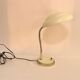 Desk lamp 50s 60s flexible brass metal beige vintage bedside casserole