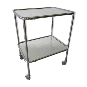 Chromed steel Serving Car, Teawagen﻿, trolley Maquet