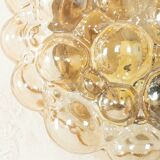 Doria Leuchten wall or ceiling lamp, Space Age, bubble glass, 1970s