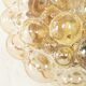 Doria Leuchten wall or ceiling lamp, Space Age, bubble glass, 1970s