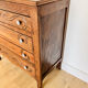 Antique commode with carved relief
