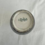 Vase, faïence émaillée de Sèvres, glaçure, vert moucheté, tacheté, Milet, XIXème siècle, élégant, dé