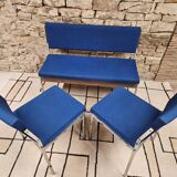 Banc et ses deux chaises vintage 1970