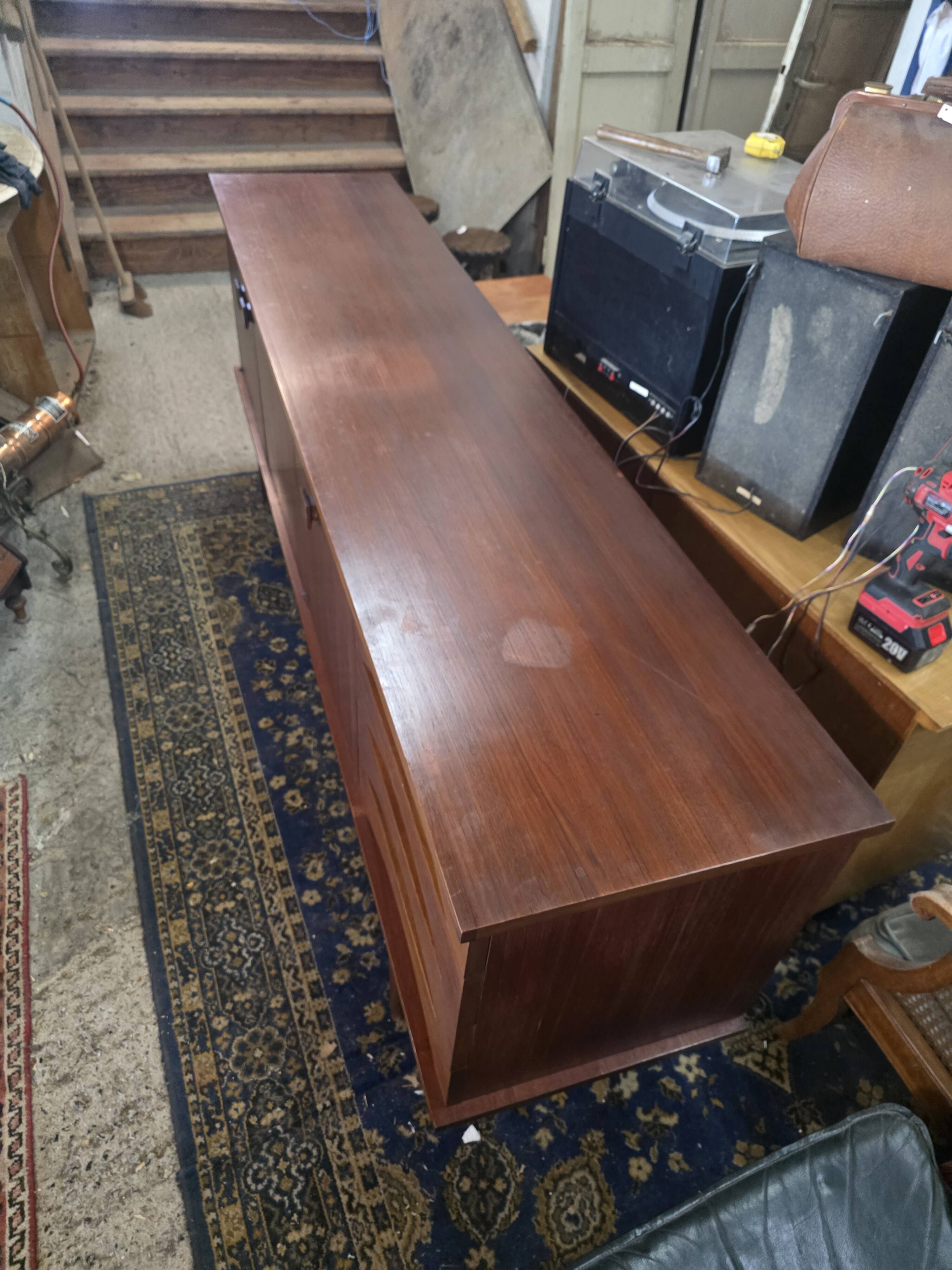 Scandinavian teak sideboard from the 1960s.