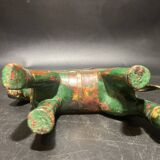 Set of 2 wooden horses