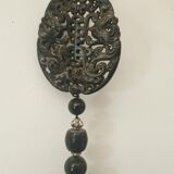 Chinese fan with decorative tassel