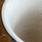 Ceramic vase, cherry blossom decoration, Pardi Vallauris