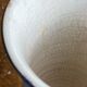 Ceramic vase, cherry blossom decoration, Pardi Vallauris