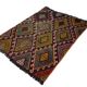 Vintage turkish kilim rug, 97 x 70 cm