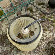 Suspension cylindrique années 70