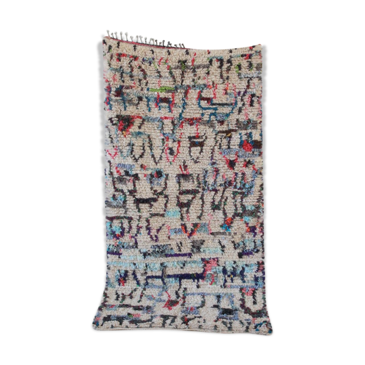 Carpet Moroccan vintage azilal 155x95cm