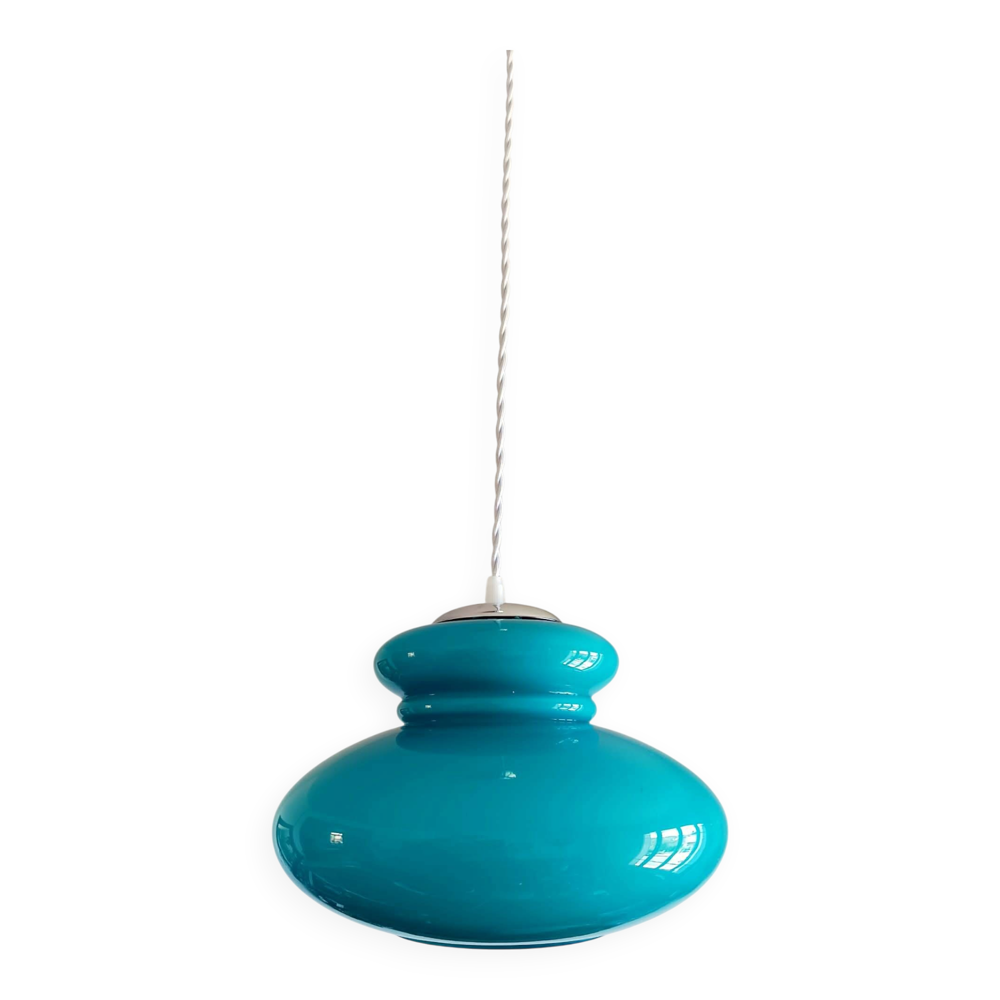 Suspension UFO space age blue 1970