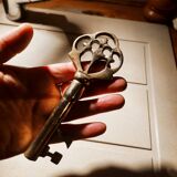 Solid brass cork key