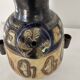 Stoneware vase with Art Deco geometric motifs signed Roger GUERIN