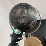 Vintage 1960s Jielde 2-arm lamp, original matte black - 100 cm