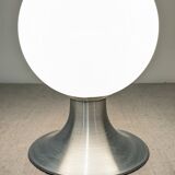 Lampe Space age en verre sablé années 60/70