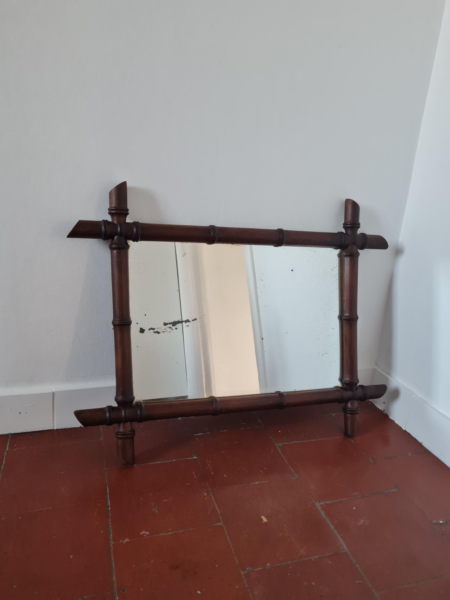 Bamboo mirror 63x48cm