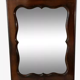 Set of 11 vintage wooden mirrors >60cm