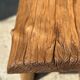 Small side table or stool in blond teak H:30 L43 l27