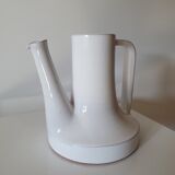 White earthenware pitcher