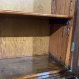 19th century English mahogany two-part bookcase