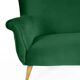 Sofa after renovation, 1960s, bottle green.