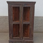 Old wooden corner cabinet