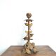 Golden candle holder leaves and birds
