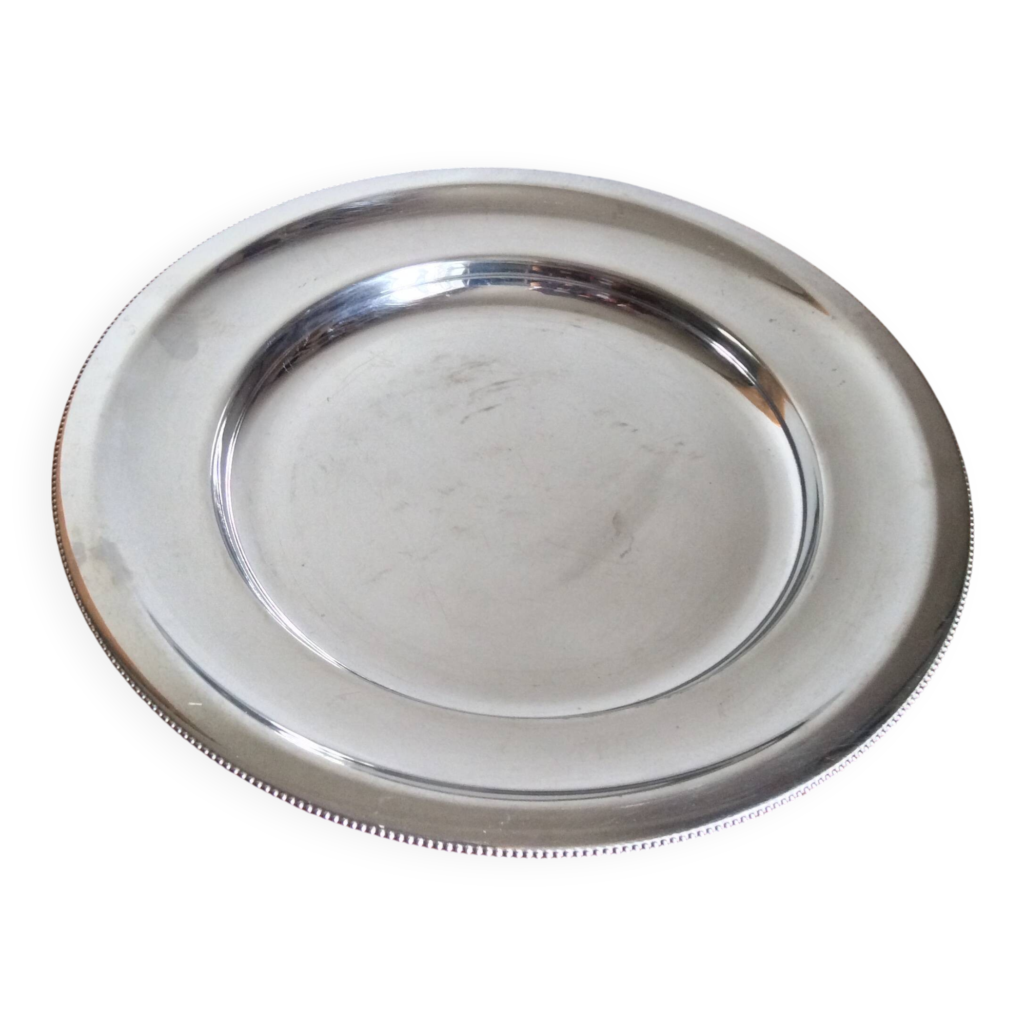 Stainless steel pearl plate