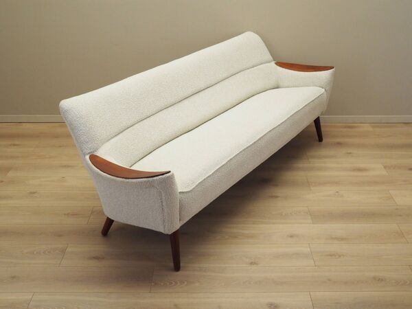 Ensemble de salon beige, design danois, années 1970, production : Danemark