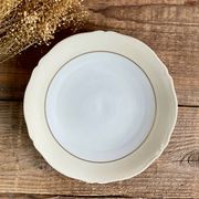 4 Limoges porcelain flat plates LEGRAND France