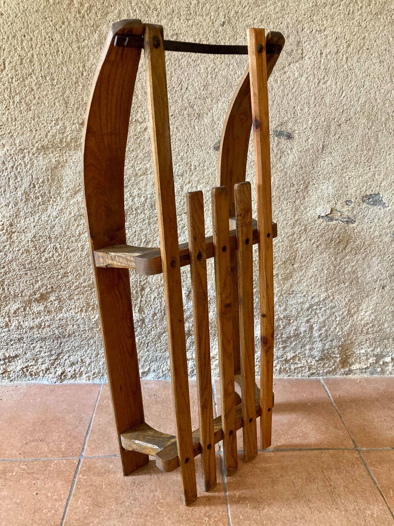 Wooden sledge from the 1950s