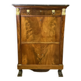 Empire mahogany secretary from the Consulate period.