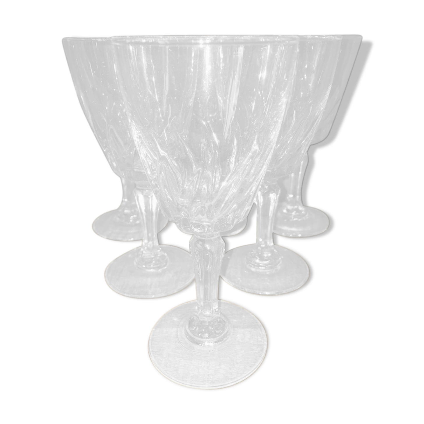 6 baccarat crystal glasses