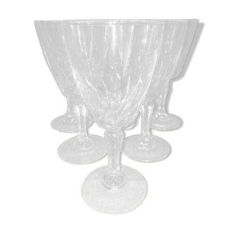 6 baccarat crystal glasses