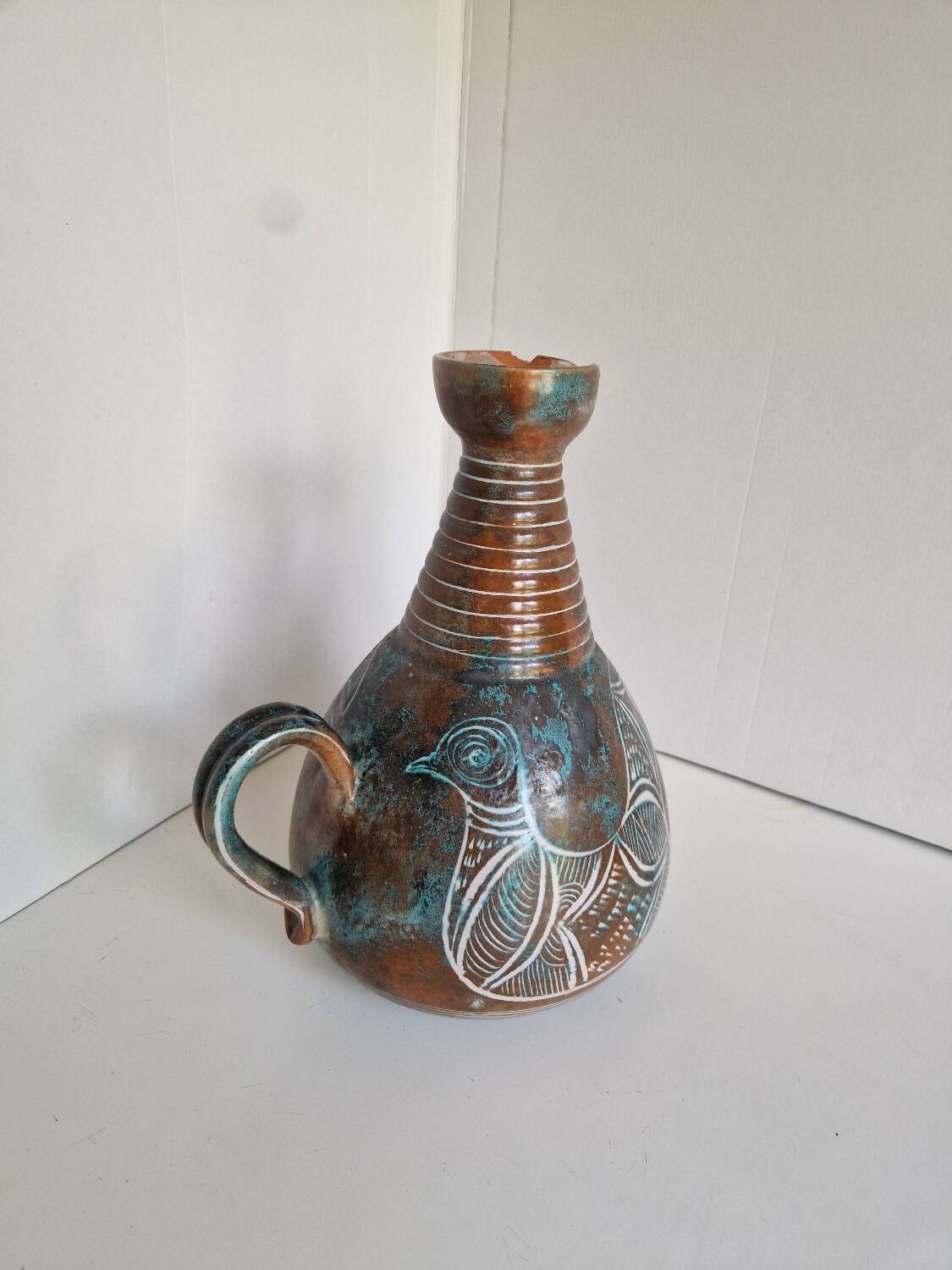 Large Jug Yvon Roy Montgolfier 1960 in Ceramic