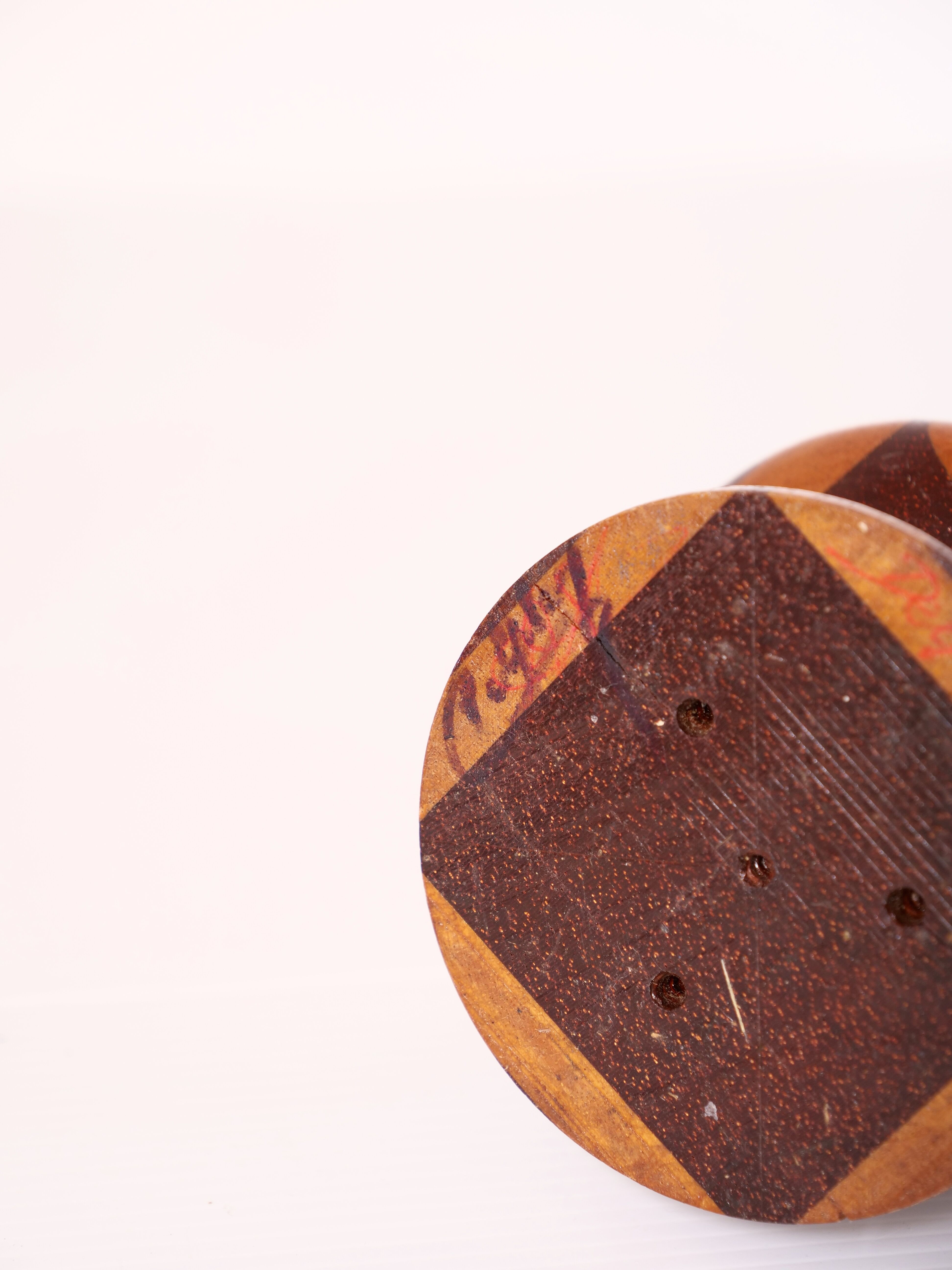 Artistic soliflore wooden turned assembly