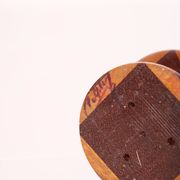 Soliflore artistique assemblage de bois tourné
