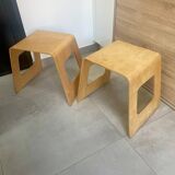 Pair of benjamin ikea table stools 1990