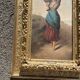 Ernesto Jolli – Oil on canvas 19th century – Young woman with a basket of flowers