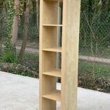 Scandinavian shelf 5 wooden cube compartments